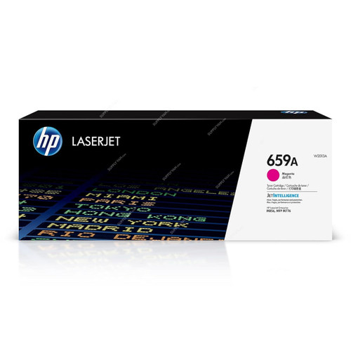 HP Original LaserJet Toner Cartridge, W2013A, 659A, Magenta