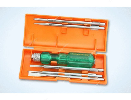 Taparia Screwdriver Set with Neon Bulb, 812, 5Pcs