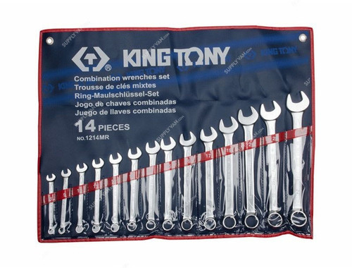 Kingtony Combination Wrench Set, 1214MR, 14 Pcs/Set