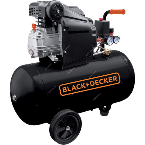 Black and Decker Air Compressor, BD205/24, 8 Bar, 1500W, 24 Ltrs Tank Capacity
