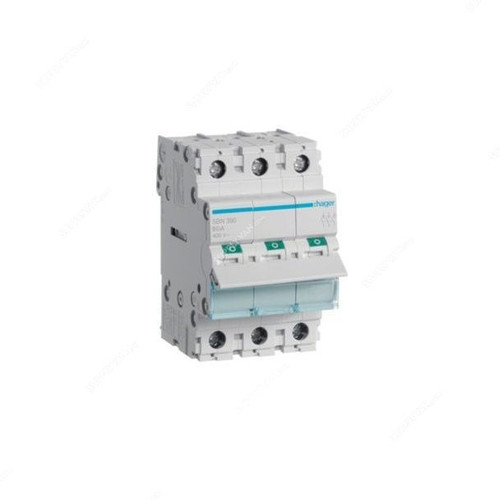 Hager Switch Disconnector, SBN390, 3P, 100A