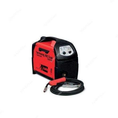 Telwin Technomig 180 Dual Synergic Euro MIG/MAG Welding Machine, 816054, 1 Phase, IP23, 230V