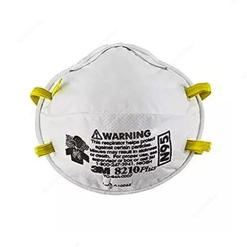 3M Disposable N95 Particulate Respirator Mask, 8210, 20 Pcs/Pack