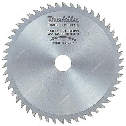 Makita Circular Saw Blade, D-16396, 185x25.4MM, 80 Teeth