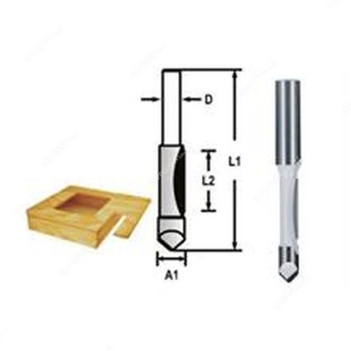 Makita Panel Pilot Router Bit, D-47793, 9.5x26MM