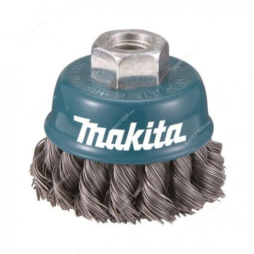 Makita Wire Cup Brush, D-24131, Twist Knot, 75MM