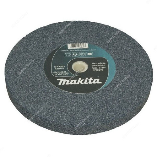 Makita Straight Grinding Wheel, A-47232, A36P, 205x19MM