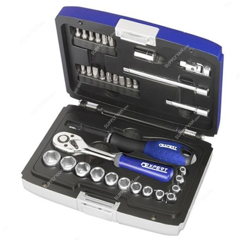 Expert Socket And Accessory Set, E194672, 34PCS