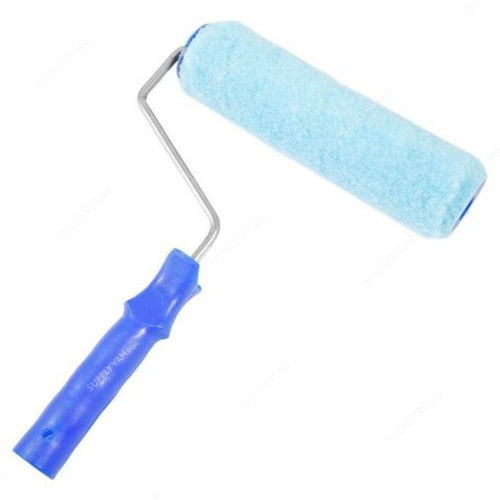 Paint Roller With Plastic Handle, Blue
