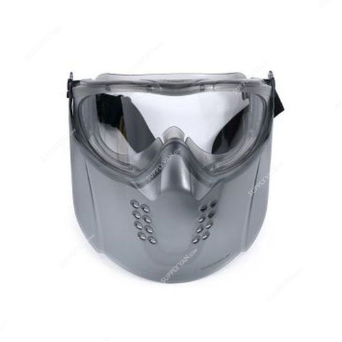 Empiral Safety Goggle With Visor, E114231322, Vision, Black and Grey