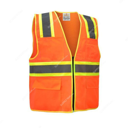 Empiral Safety Vest, E108083006, Sparkle, Orange, 3XL