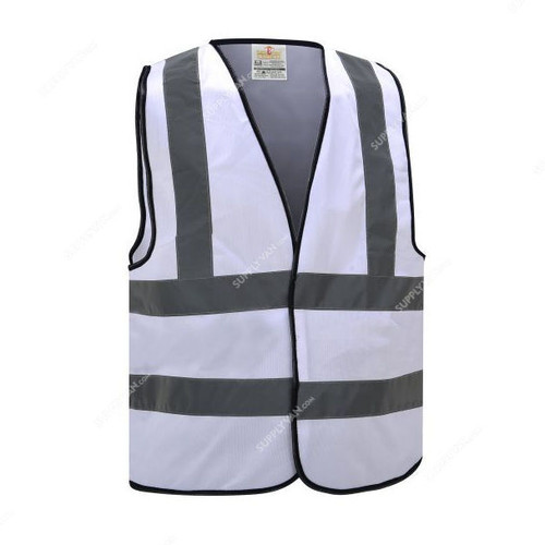 Empiral Safety Vest, E108083606, Glitter, White, 3XL