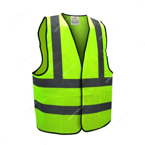 Empiral Safety Vest, E108093005, Star, Neon Green and Black, XXL