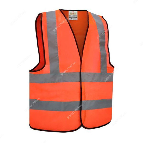 Empiral Safety Vest, E108093106, Star, Orange, 3XL