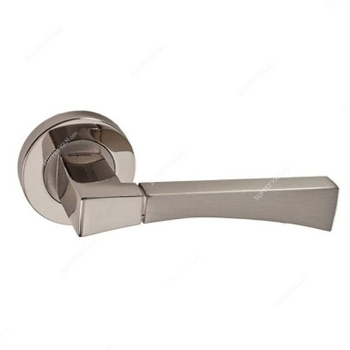 Doganlar Door Handle, Simge, Zinc, Satin Nickel