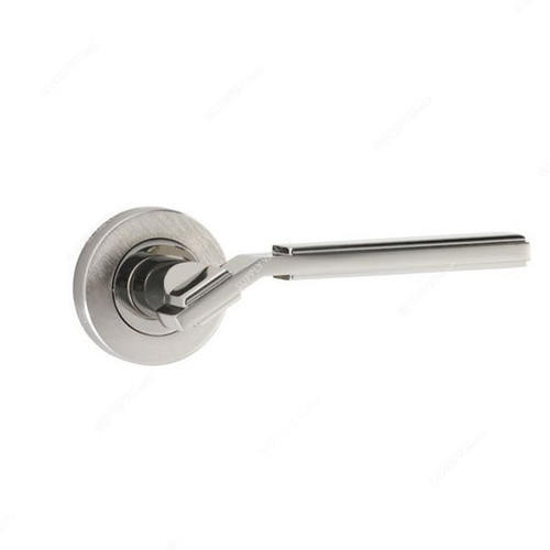 Doganlar Door Handle, Asos, Zinc, Satin Nickel