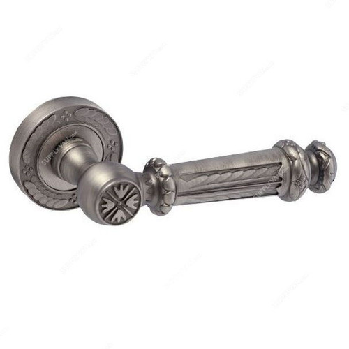 Doganlar Door Handle, Ekselans, Zinc, Silver