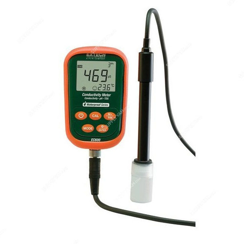 Extech Waterproof Conductivity Kit, EC600, 0 to 100 Deg.C