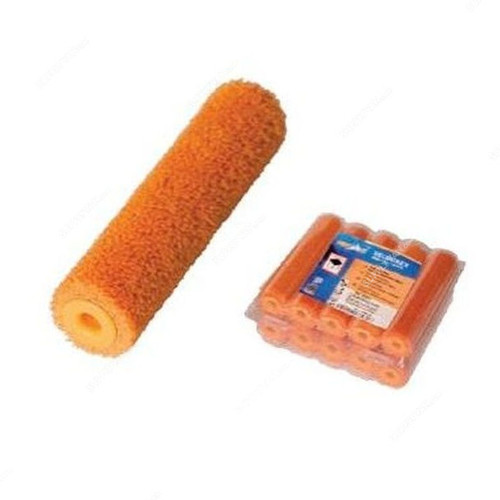 Pentrilo Paint Roller Cover, 12187, 10CM, Orange, PK10