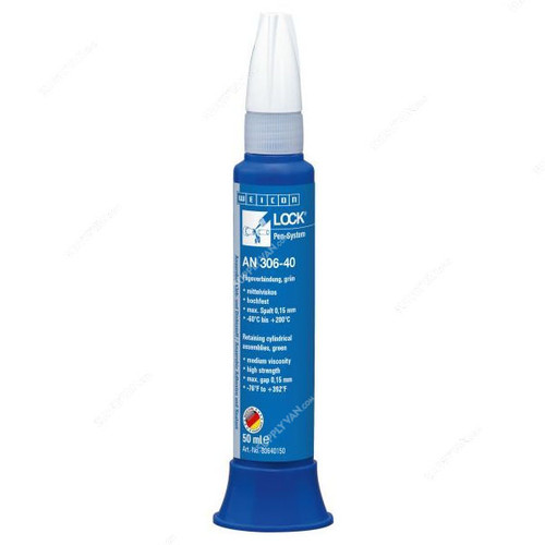 Weicon Retaining Cylindrical Assembly, 30640150, Weiconlock, 50ML