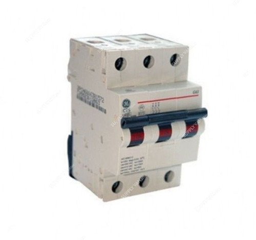 Ge Circuit Breaker, G63C40, 3P, Curve C, 40A