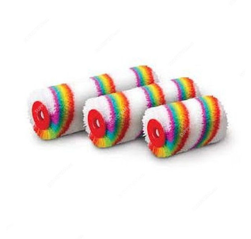 Beorol Paint Roller Cover, VQR23CG45, Quattro, Multicolor