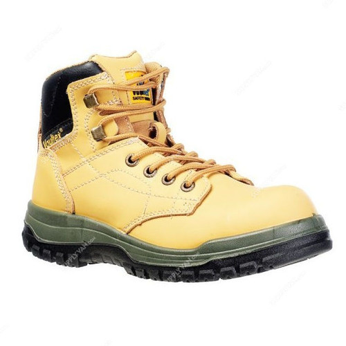 Vaultex Steel Toe Safety Shoes, DAD, Size41, Honey, High Ankle