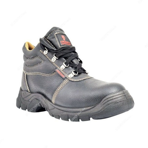 Armstrong Steel Toe Safety Shoe, AA, Size41, Black, High Ankle