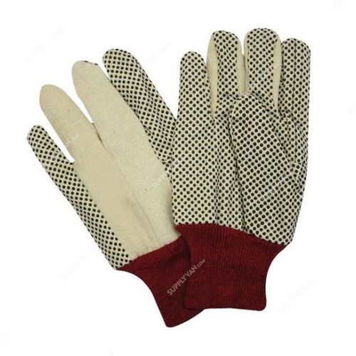 Vaultex Dotted Gloves, VDB, Free Size, Multicolor, PK12