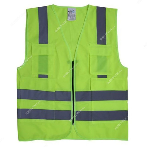 Vaultex Reflective Vest, NKO, 120GSM, 5XL, Yellow