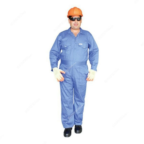 Workland Coverall, W100, 190GSM, 4XL, Petrol Blue