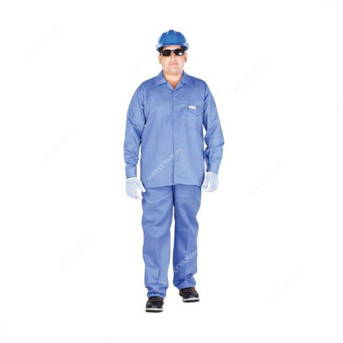 Workland Pant and Shirt, WPV, 190GSM, L, Petrol Blue