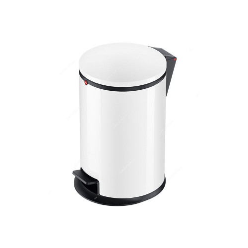 Hailo Pedal Waste Bin, HLO-0517-030, Pure M, 12 Litres, White