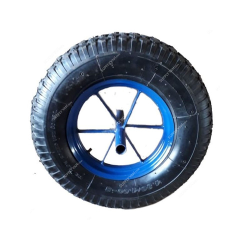 Apex Wheelbarrow Tire, 14 x 4 Inch, Airwheel Rubber