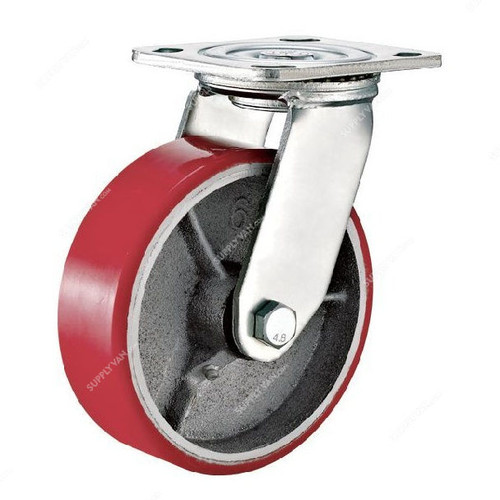 Maxwel Heavy Duty Urethane Wheel Caster, MW-A4027-100, 10CM, 300 KG