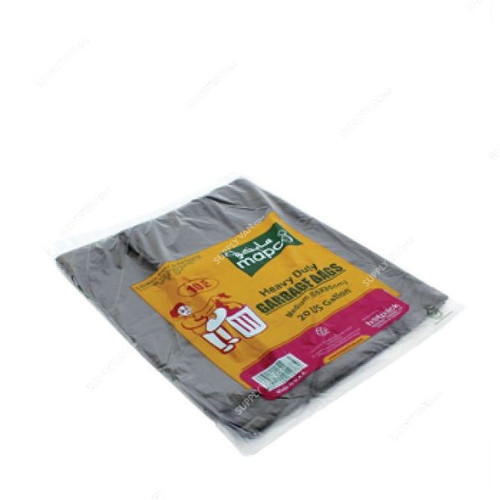 Hotpack Garbage Bags, G95120, 60 Gallons, Black, 300 Pcs/Carton