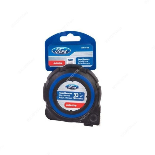 Ford Tape Measure, FHT-GT-005, 10 Mtrs, Black