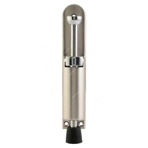 ACS Foot Door Stopper, M-100-BSN, Zinc, Silver