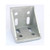 Extrusion 90 Degree Corner Bracket, 40 Series, 8 Hole, Aluminium, PK2