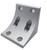 Extrusion L-Corner Bracket, 30 Series, 8 Hole, Aluminium, 58 x 56MM