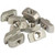 Extrusion T-Hummer Nut, 45 Series, Stainless Steel, M4, PK10