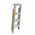 Topman Dual Purpose Ladder, DPAL4, Aluminium, 4 Steps, 130 Kg Loading Capacity