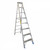 Topman Dual Purpose Ladder, DPAL8, Aluminium, 8 Steps, 130 Kg Loading Capacity