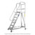 Topman Rolling Staircase, RSAL13, Aluminium, 12+1 Steps, 250 Kg Loading Capacity