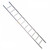 Topman Straight Ladder, STAL10, Aluminium, 10 Steps, 150 Kg Loading Capacity