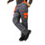 Empiral Cargo Pants, E119782801, Polyester and Cotton, 2XL, Grey and Orange