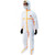 TSGC Coverall, F507053102, Microporous, M, White