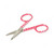 3W Nail Scissor, 3W03-309, 3-1/2 Inch, Pink/Silver