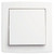 ABB Light Switch, AC101, PVC, 1 Gang, 1 Way, 10A