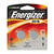Energizer Lithium Primary Coin Cell Battery, CR-2016, 100mAh, 3V, 2 Pcs/Pack
